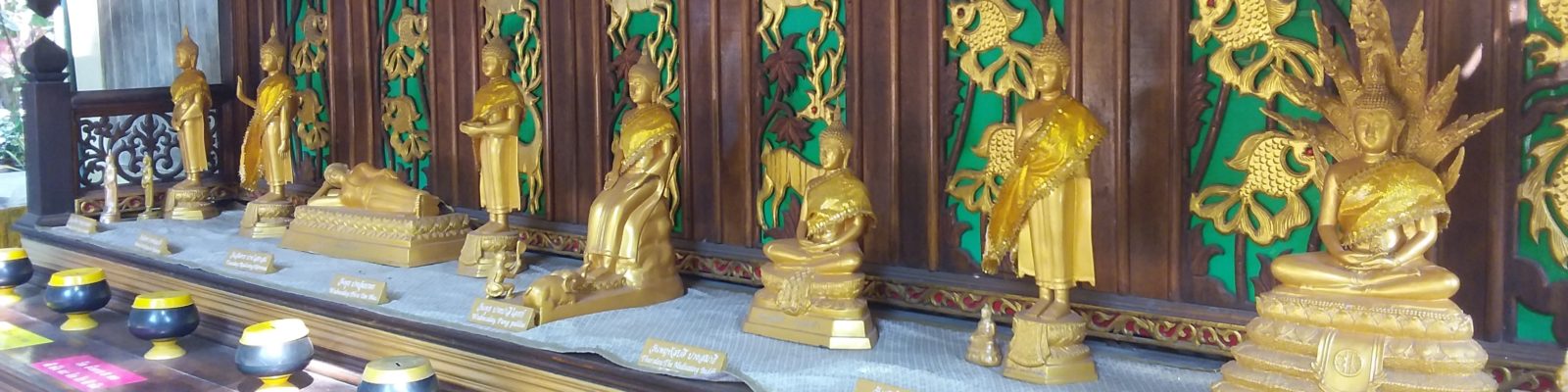 Bouddhisme et symbolisme, les huit bouddhas de la semaine