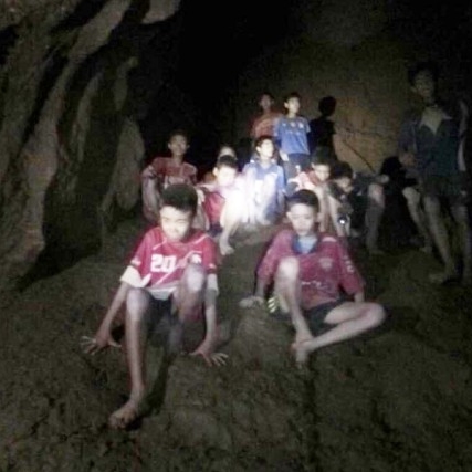 sauvetage des enfants de la grotte thaïlandaise de Tham Luang