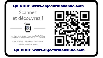 Notre QR Code objectif Thaïlande