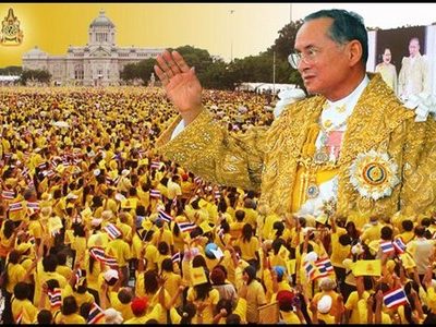 Commémoration de l'anniversaire de la mort de sa majesté le roi Rama 9
