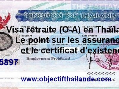 Visa retraite (O-A) en Thaïlande: le point sur les assurances et le certificat d'existence