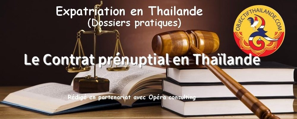 Le Contrat prénuptial en Thaïlande