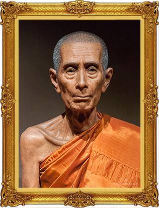 Cadre photo Luang Phor Nuang Moine bouddhiste célèbre