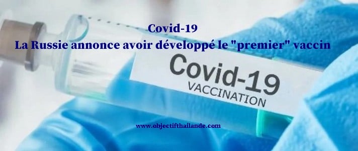 Covid-19, la Russie annonce avoir développé le premier vaccin