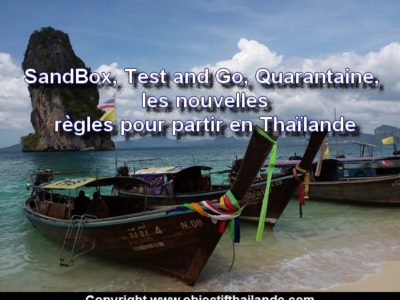 SandBox, Test and Go, Quarantaine, les nouvelles règles pour partir en Thaïlande